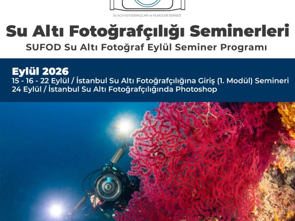 SUFOD Su Altı Fotoğraf Eylül Ayı Seminer Programı